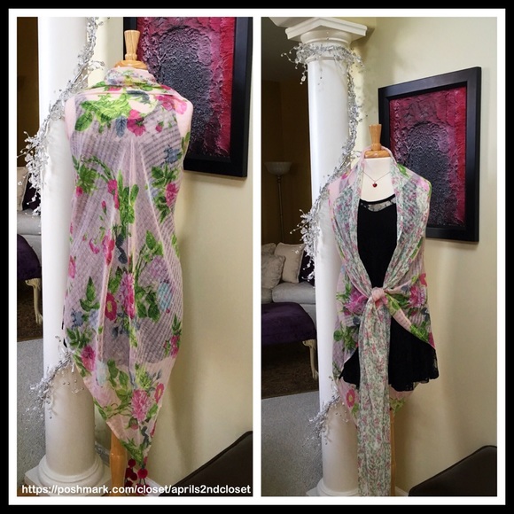 ❌SOLD❌STEVE MADDEN Long Blanket Wrap Scarf Shrug - Picture 3 of 7